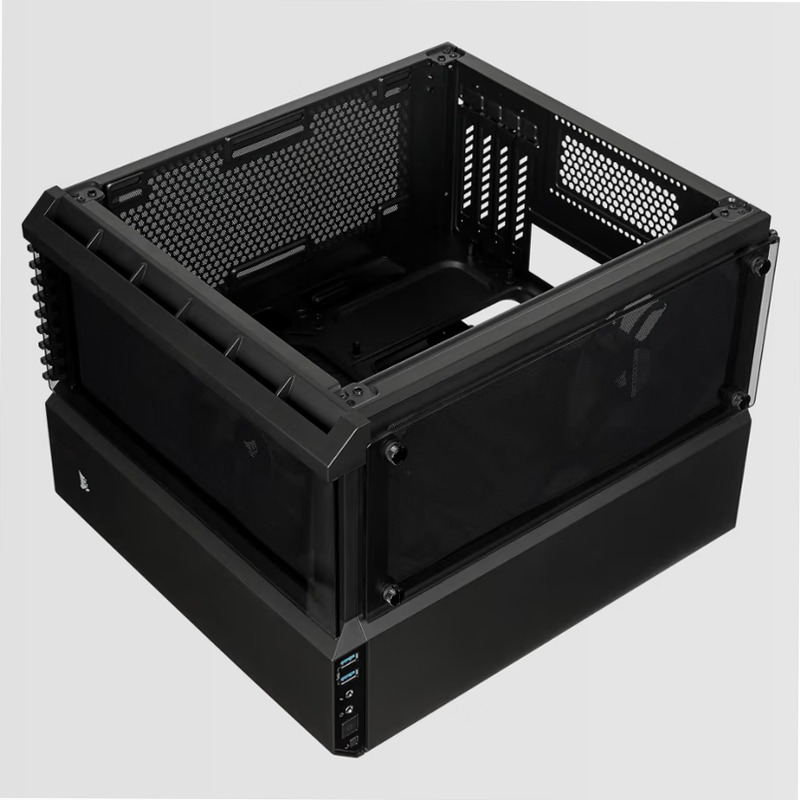 Case Micro ATX Crystal Series 280X in vetro temprato - Nero
