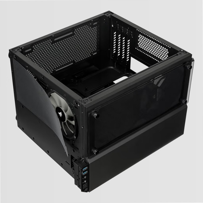 Case Micro ATX Crystal Series 280X in vetro temprato - Nero