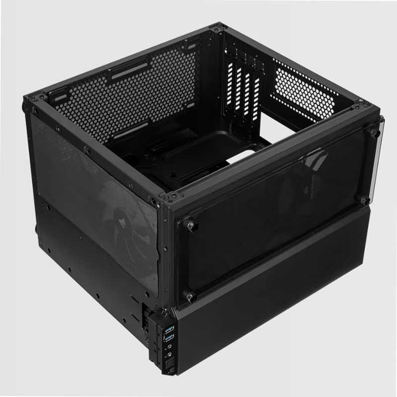 Case Micro ATX Crystal Series 280X in vetro temprato - Nero