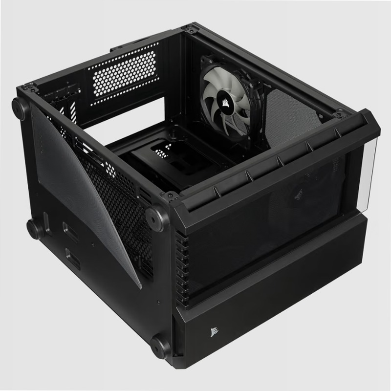 Case Micro ATX Crystal Series 280X in vetro temprato - Nero