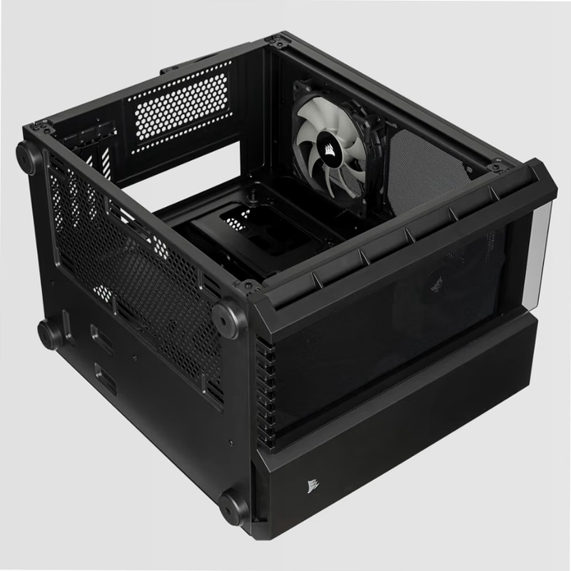 Case Micro ATX Crystal Series 280X in vetro temprato - Nero