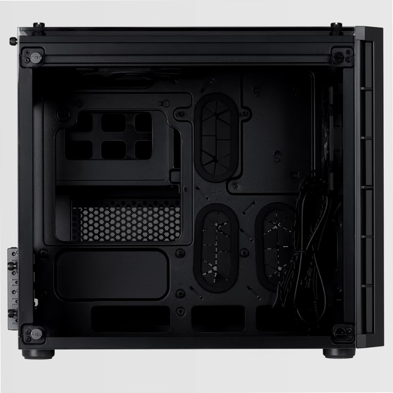 Case Micro ATX Crystal Series 280X in vetro temprato - Nero
