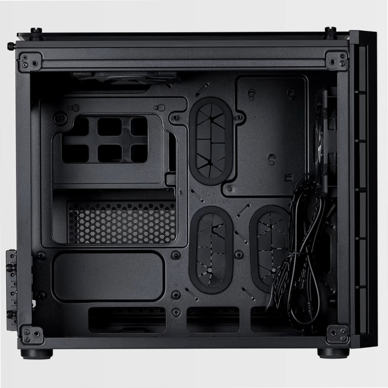 Case Micro ATX Crystal Series 280X in vetro temprato - Nero