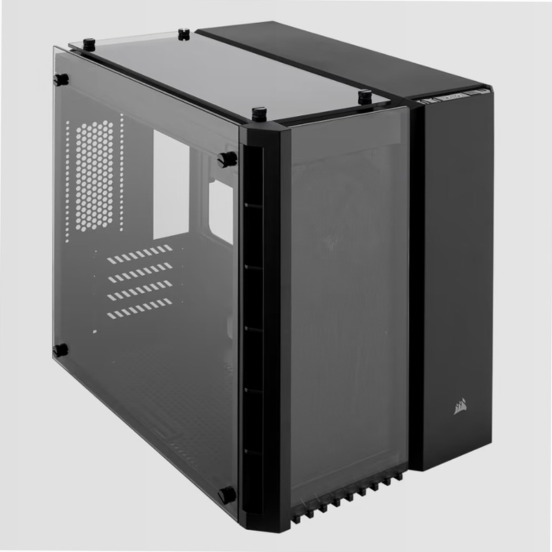 Case Micro ATX Crystal Series 280X in vetro temprato - Nero