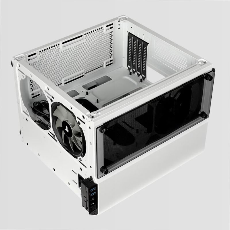 Case Micro ATX Crystal Series 280X in vetro temprato - Nero