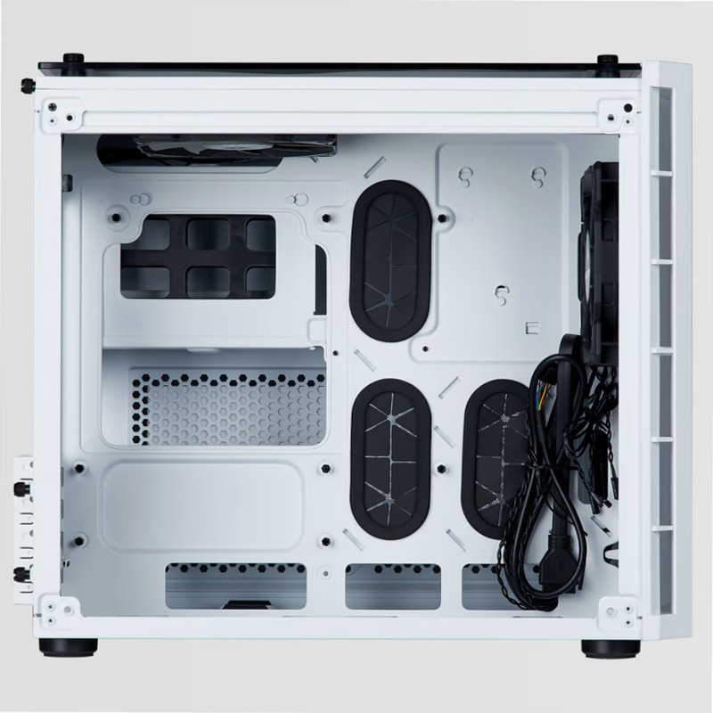 Case Micro ATX Crystal Series 280X in vetro temprato - Nero