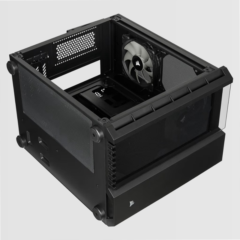 Case Micro ATX Crystal Series 280X in vetro temprato - Nero