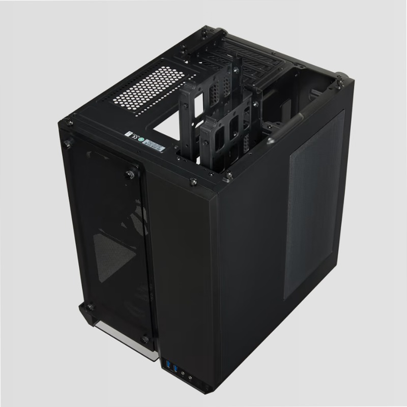 Case Micro ATX Crystal Series 280X in vetro temprato - Nero