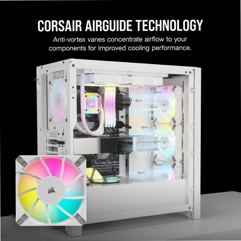 Ventola PWM CORSAIR iCUE AF120 RGB ELITE 120mm