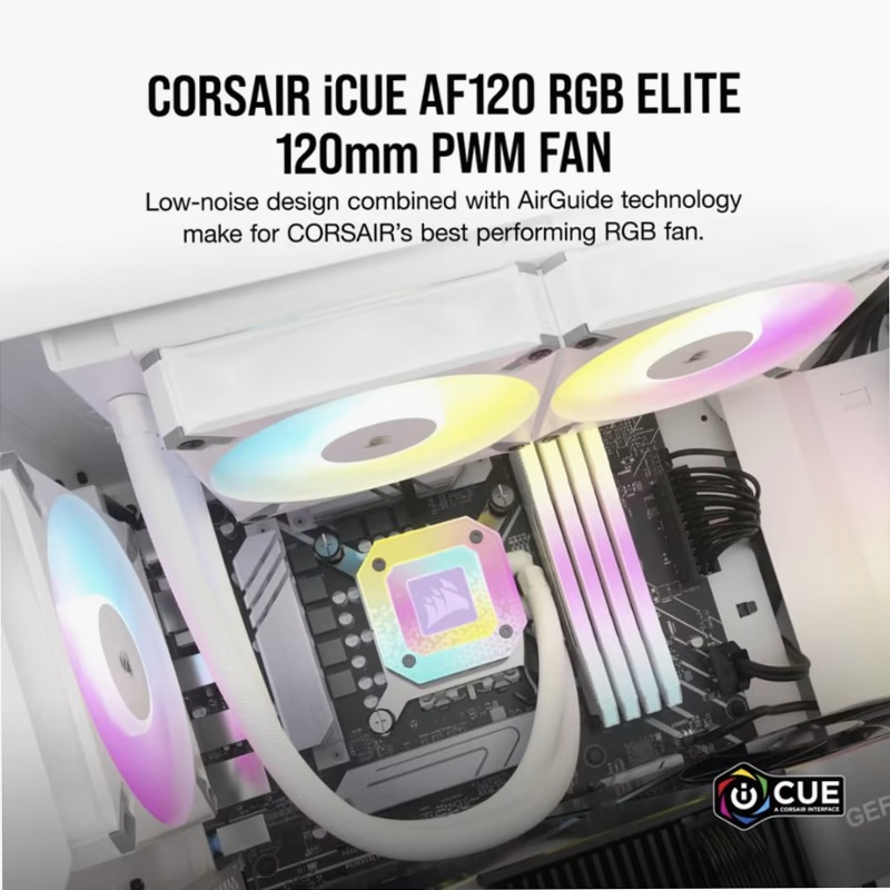 Ventola PWM CORSAIR iCUE AF120 RGB ELITE 120mm