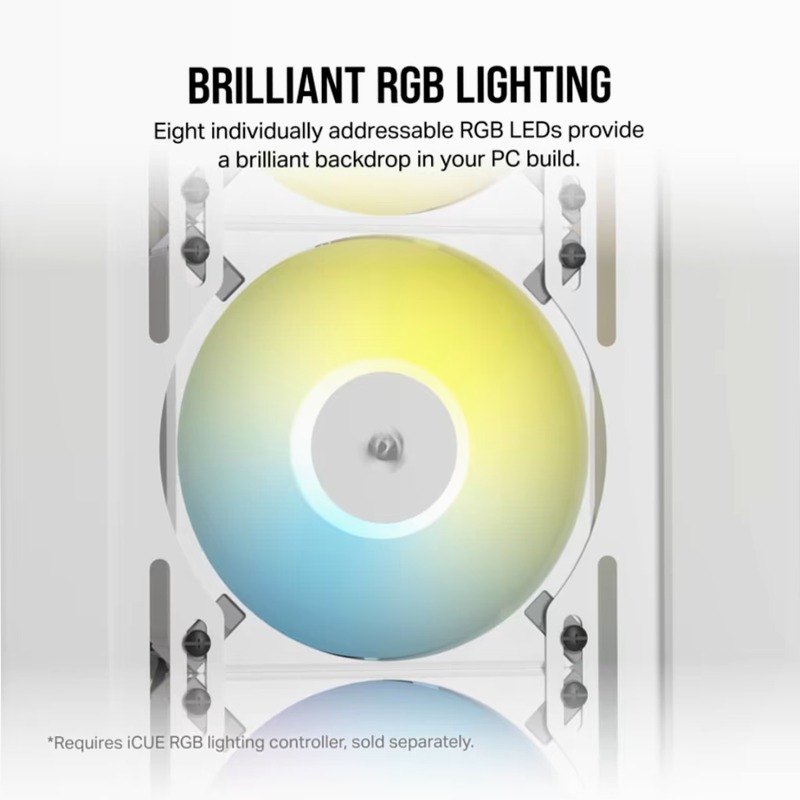 Ventola PWM CORSAIR iCUE AF120 RGB ELITE 120mm