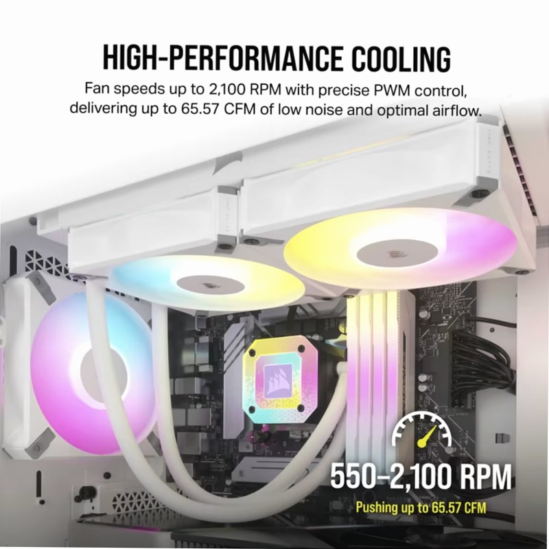Ventola PWM CORSAIR iCUE AF120 RGB ELITE 120mm