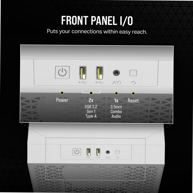 Case PC Mid-Tower 3000D AIRFLOW - Bianco