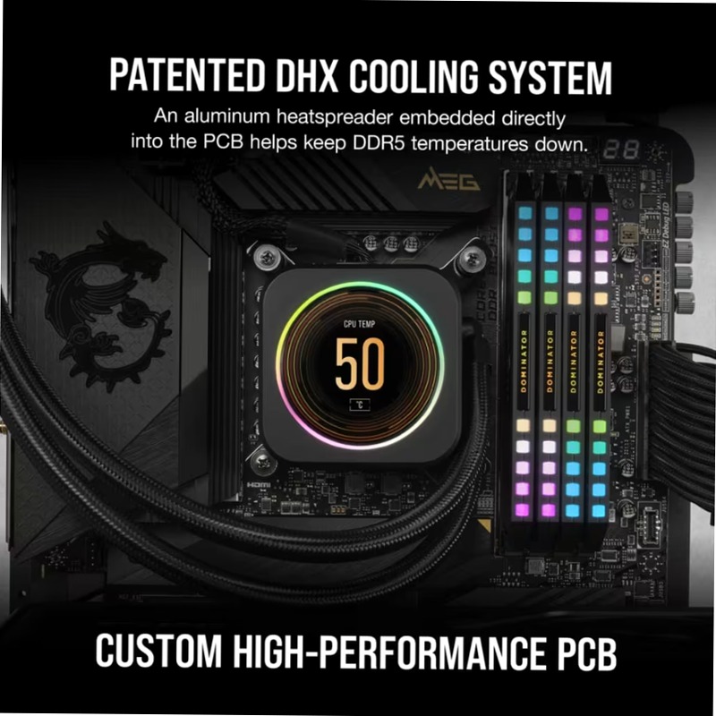 DOMINATOR® PLATINUM RGB 32GB (2x16GB) DDR5 DRAM