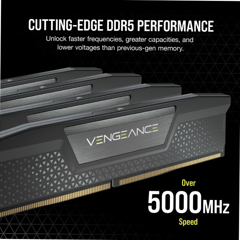 VENGEANCE® 32GB (2x16GB) DDR5 DRAM Up To 6000MT/s CL36