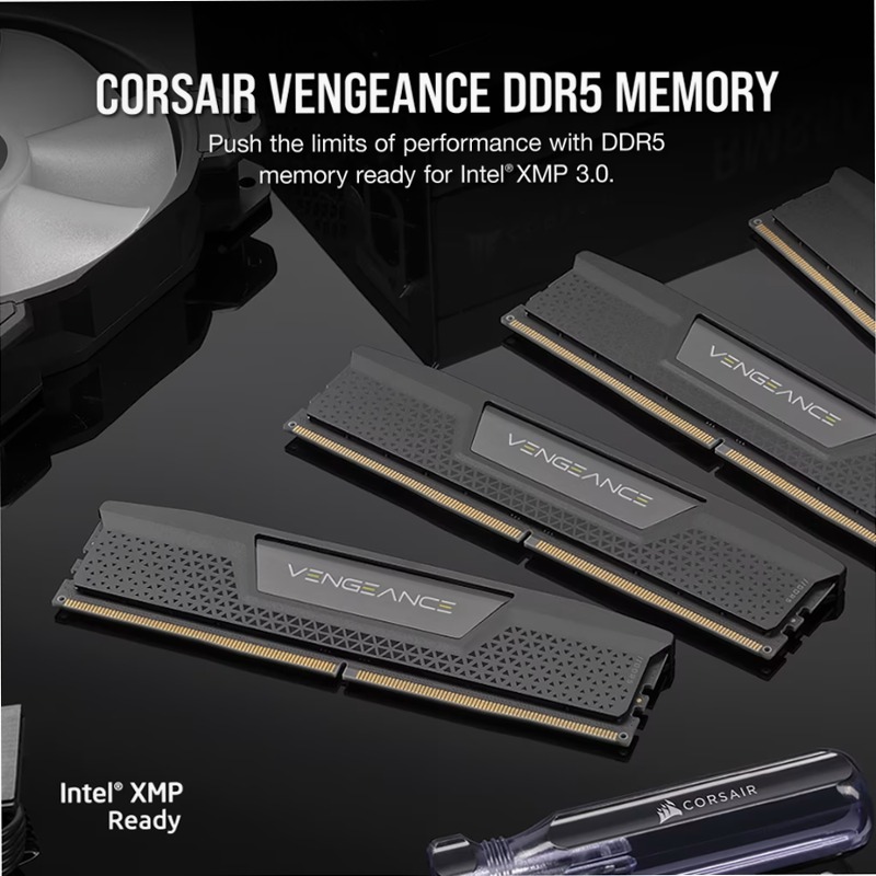 VENGEANCE® 32GB (2x16GB) DDR5 DRAM Up To 6000MT/s CL36