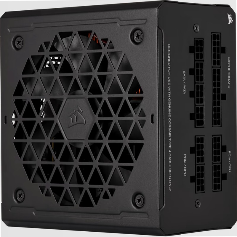 Alimentatore ATX RMe Series™ RM850 interamente modulare e a bassa rumorosità