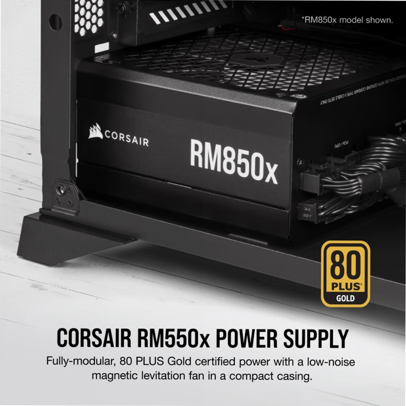 Alimentatore RM550x Series CORSAIR 80 Plus Gold ATX