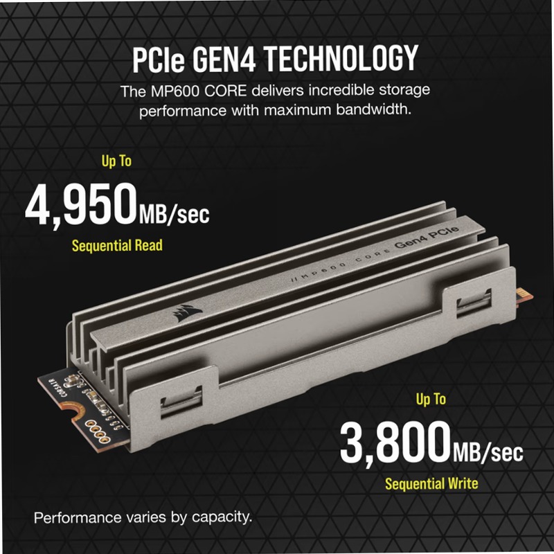 SSD CorSAIR MP600 CORE 1 TB NVMe