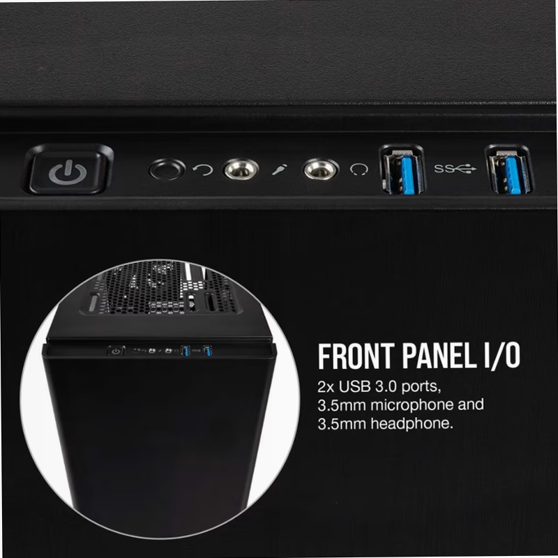 Case Gaming Carbide Series 275R Mid-Tower — Nero