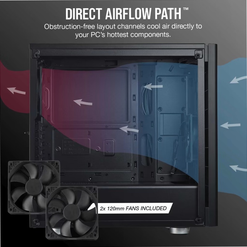 Case Gaming Carbide Series 275R Mid-Tower — Nero
