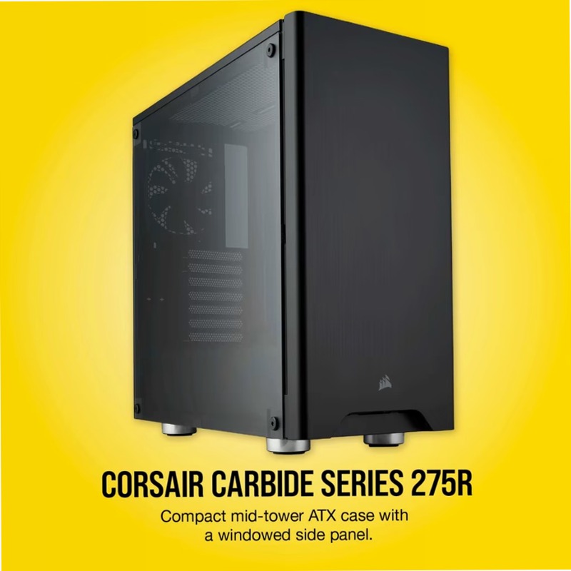 Case Gaming Carbide Series 275R Mid-Tower — Nero