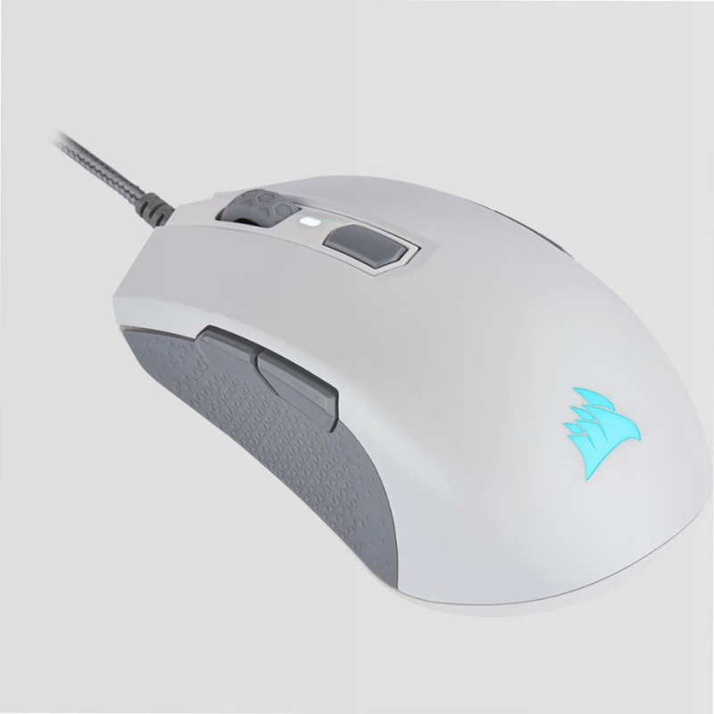 M55 RGB PRO Ambidextrous Multi-Grip Gaming Mouse — White