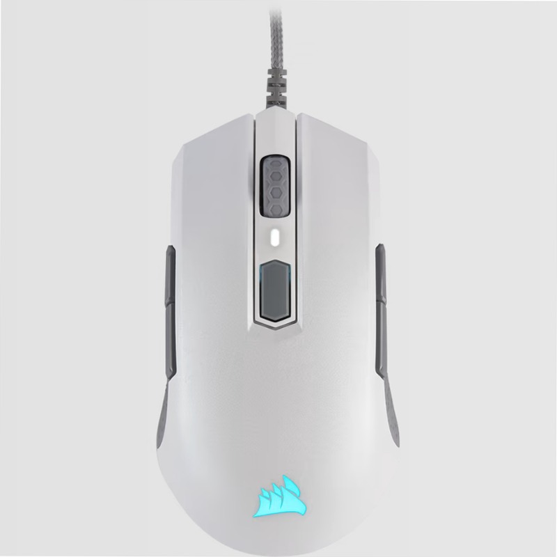 M55 RGB PRO Ambidextrous Multi-Grip Gaming Mouse — White