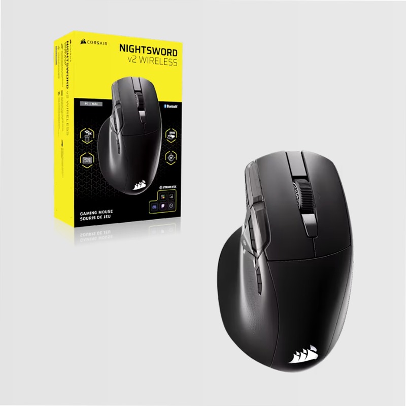 Mouse Gaming Nightsword V2 Wireless 1