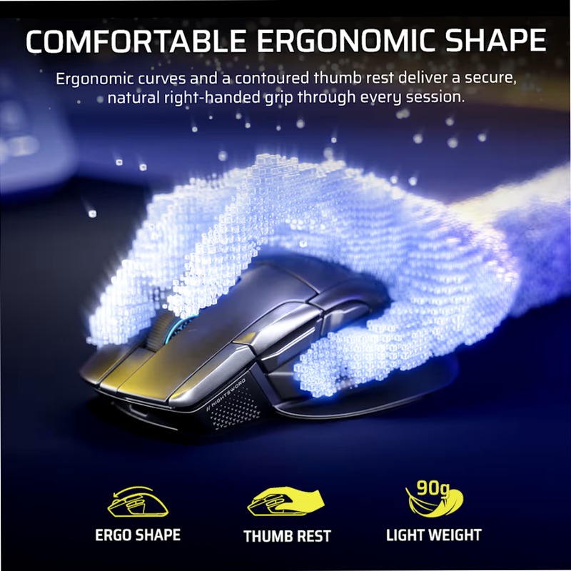 Mouse Gaming Nightsword V2 Wireless 1