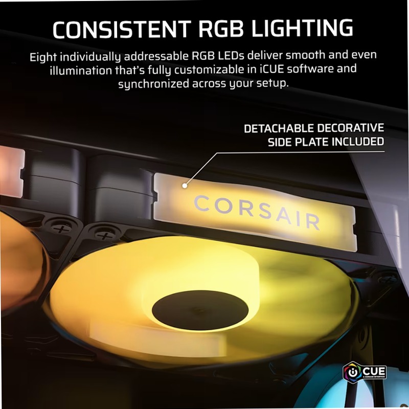 Ventole PC RGB PWM iCUE LINK RX120 II