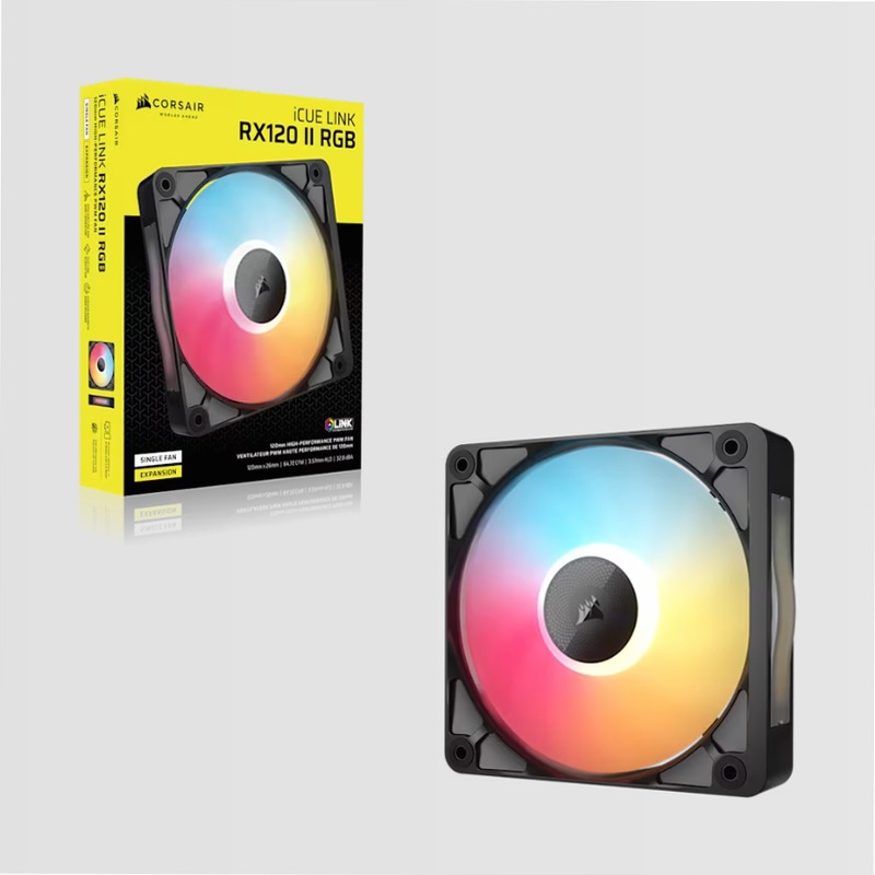 Ventole PC RGB PWM iCUE LINK RX120 II