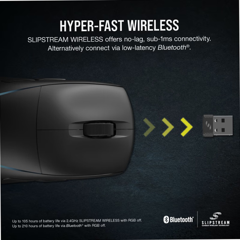 M75 WIRELESS - Mouse gaming RGB ultraleggero