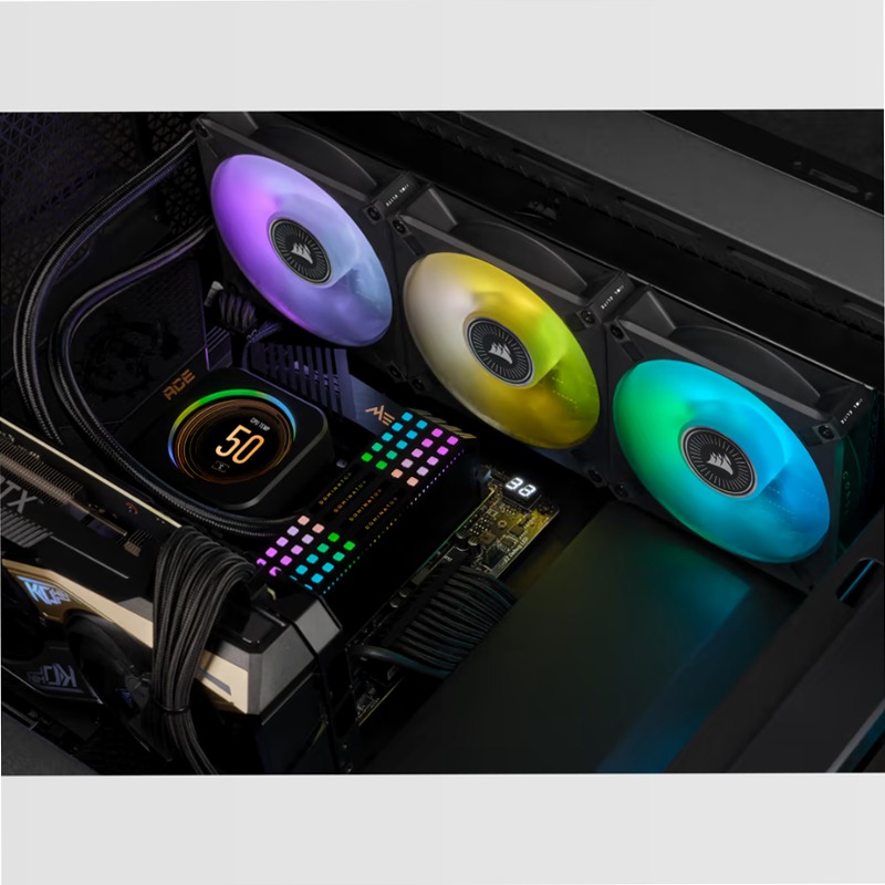 Ventola PWM iCUE ML120 RGB ELITE 120mm 3