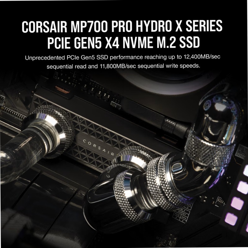 SSD M.2 NVMe 2.0 Gen5 x4 MP700 PRO da 2 TB Hydro X Series