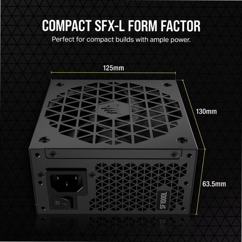 Alimentatore SFX SF1000L Modulare a Bassa Rumorosità