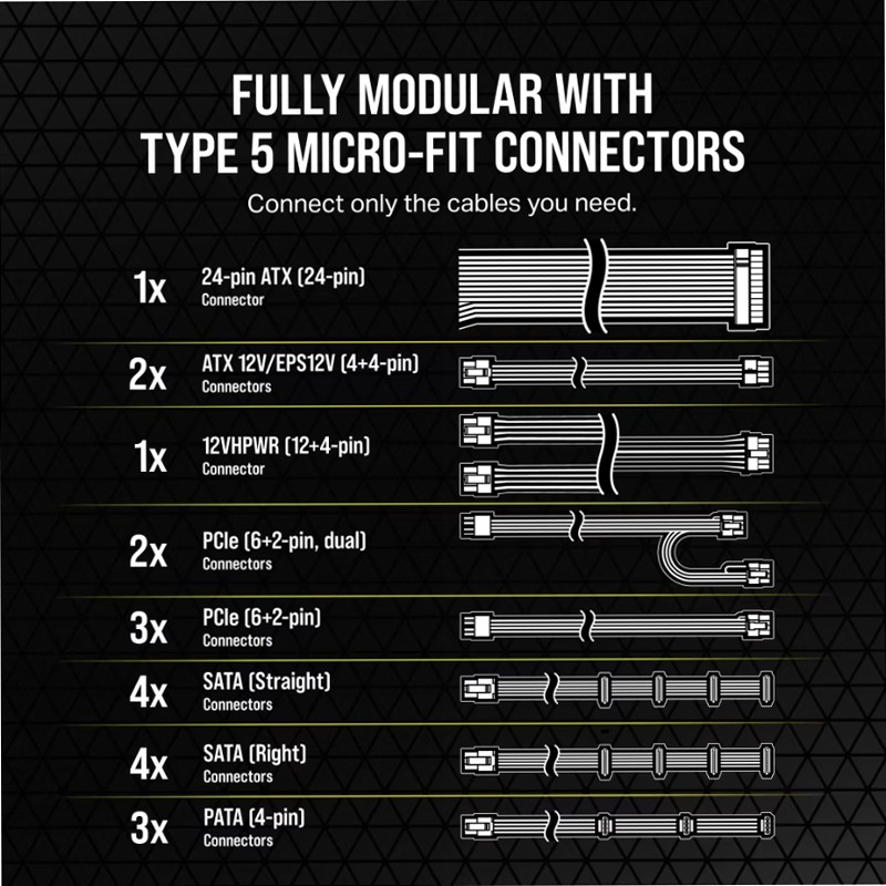 Alimentatore SFX SF1000L Modulare a Bassa Rumorosità