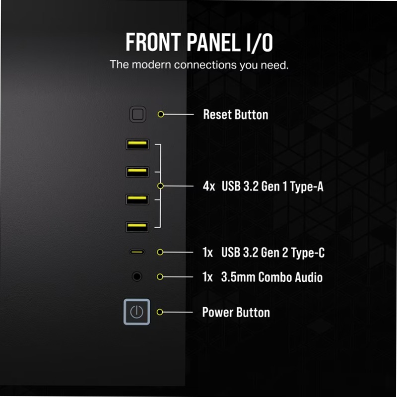 Case PC Mid-Tower iCUE LINK 6500X RGB - Nero 3