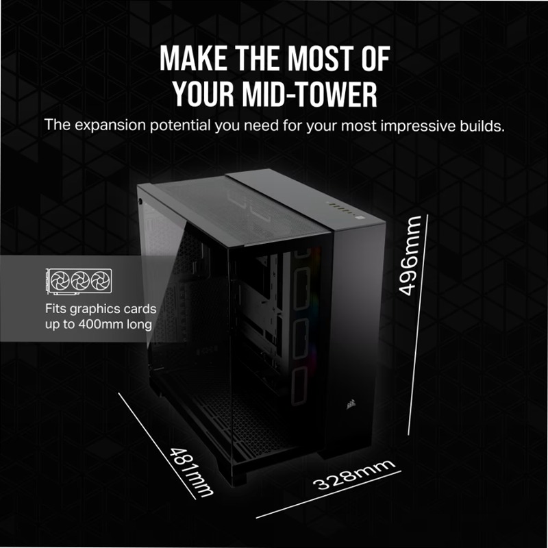 Case PC Mid-Tower iCUE LINK 6500X RGB - Nero 3