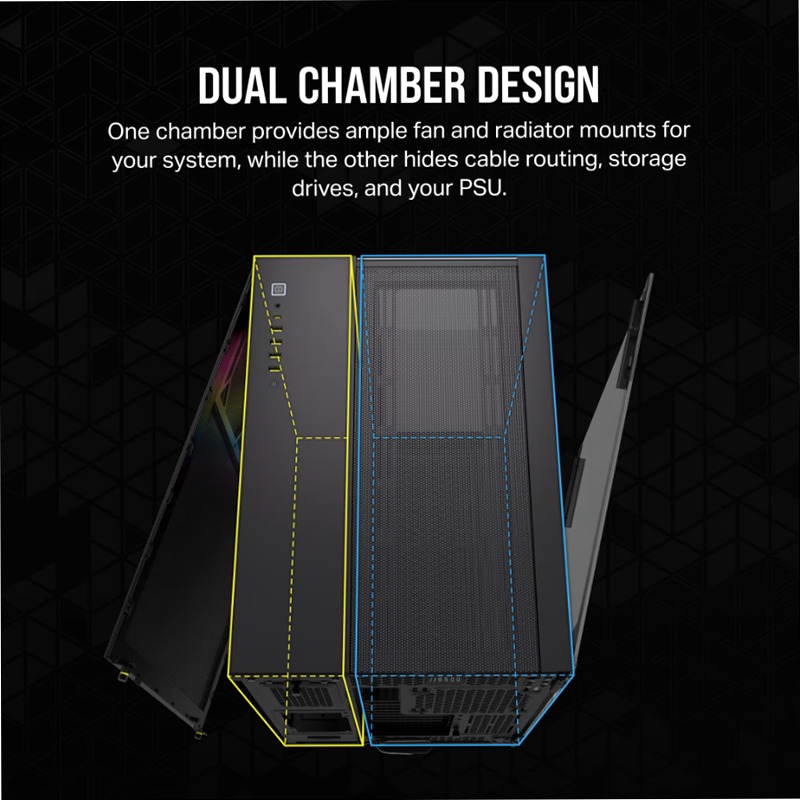 Case PC Mid-Tower iCUE LINK 6500X RGB - Nero 3
