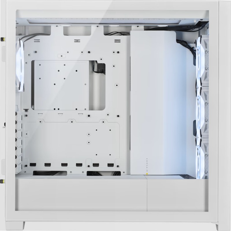 Case ATX mid-tower iCUE 5000X RGB QL Edition — True White