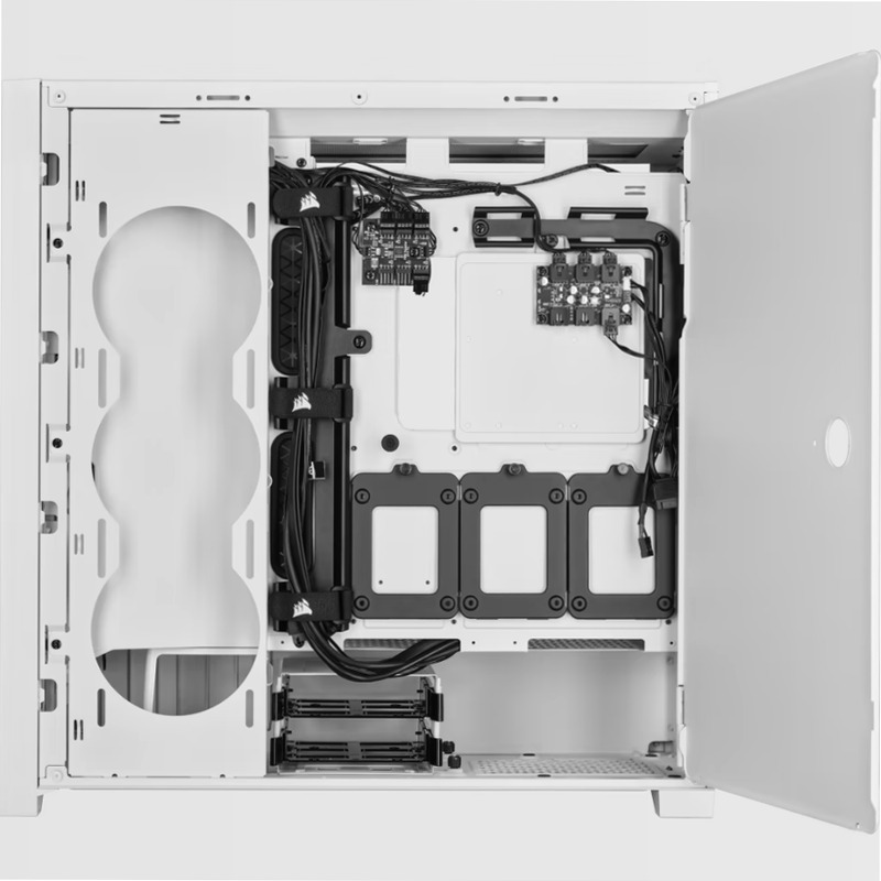Case ATX mid-tower iCUE 5000X RGB QL Edition — True White