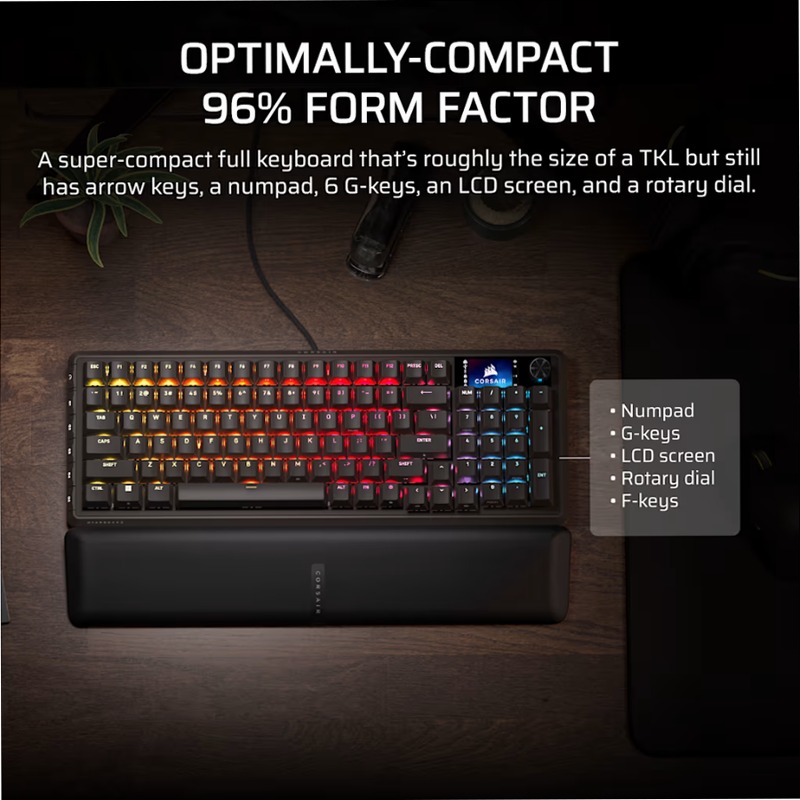 Tastiera Gaming VANGUARD 96 - Corsair MLX Plasma