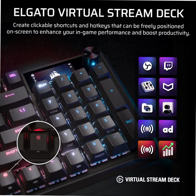 Tastiera Gaming VANGUARD 96 - Corsair MLX Plasma