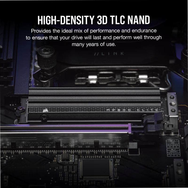 SSD M.2 NVMe 1.4 PCIe Gen4 x4 MP600 ELITE da 4 TB