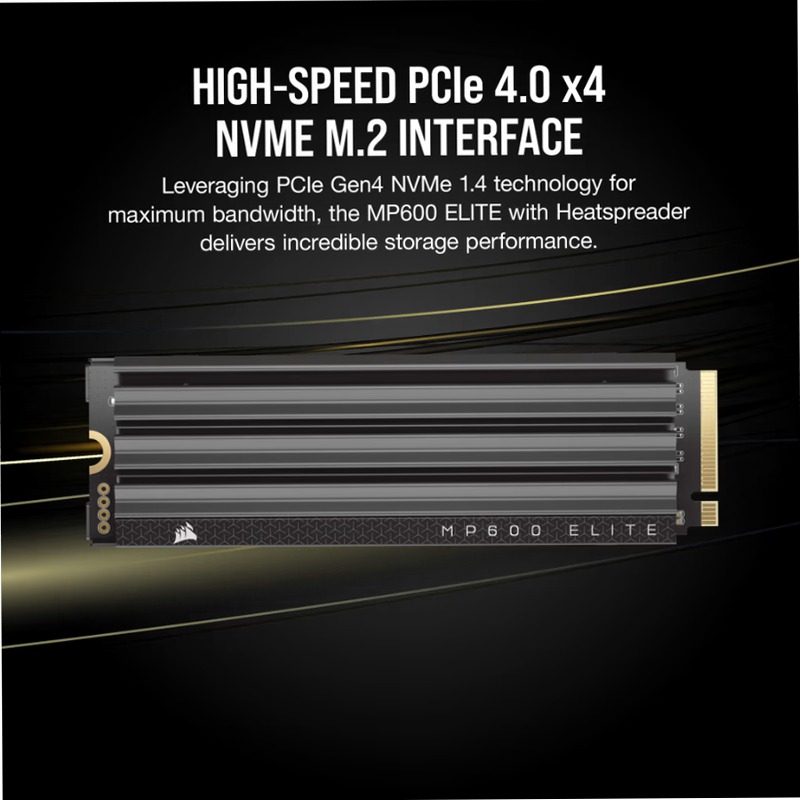 SSD M.2 NVMe 1.4 PCIe Gen4 x4 MP600 ELITE da 4 TB