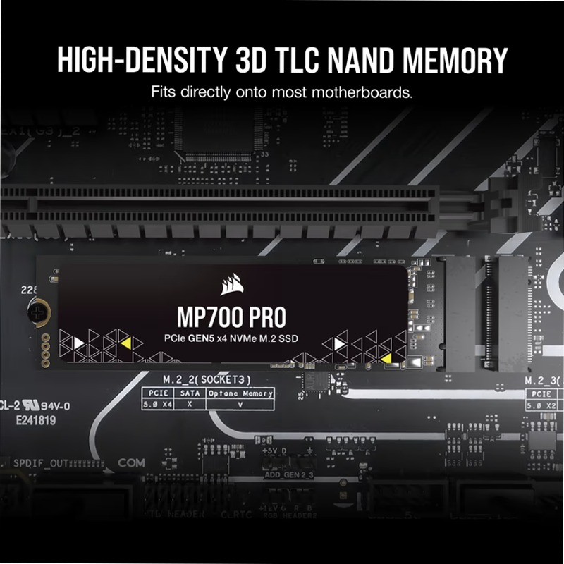 SSD M.2 NVMe 2.0 PCIe Gen5 x4 MP700 PRO da 2 TB