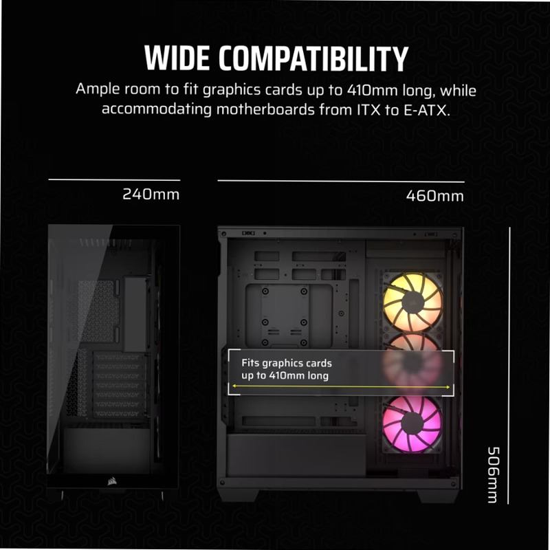 Case Mid-Tower CORSAIR 3500X ARGB