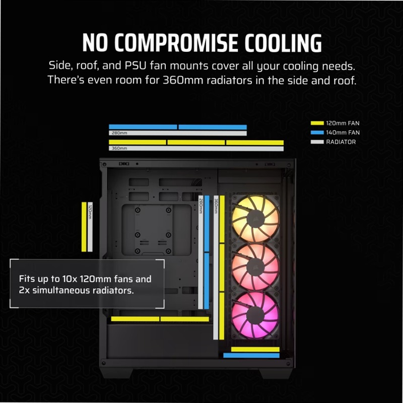 Case Mid-Tower CORSAIR 3500X ARGB
