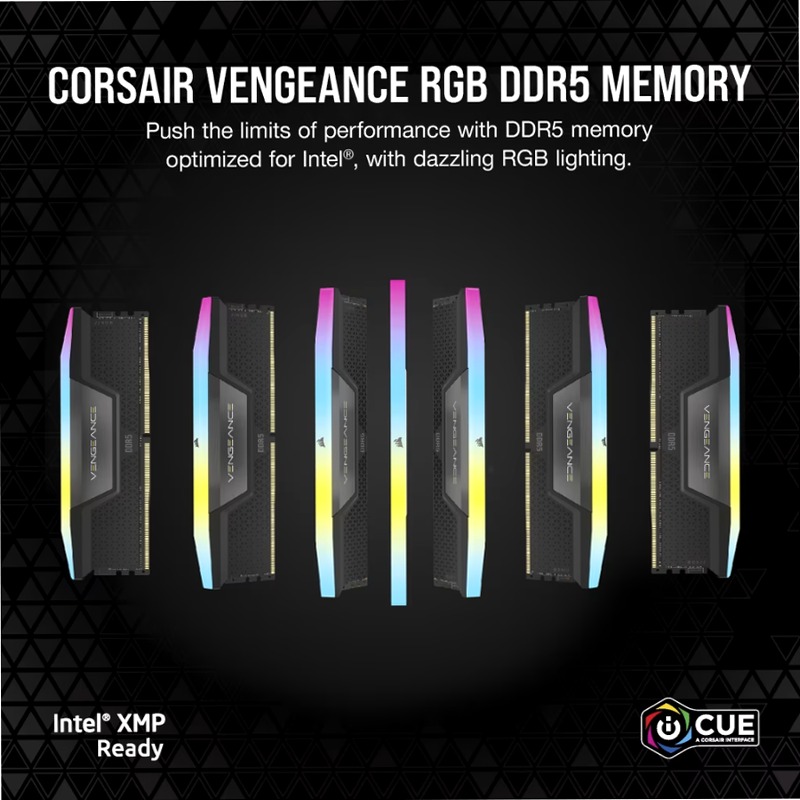 VENGEANCE® RGB 48GB (2x24GB) DDR5 DRAM 6800MT/s